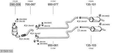 BOSAL SYS05153