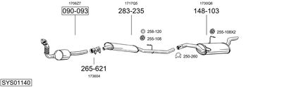 BOSAL SYS01140