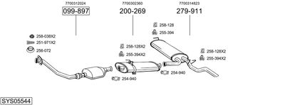 BOSAL SYS05544