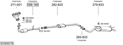 BOSAL SYS05776 BOSAL SYS05776