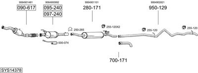 BOSAL SYS14378