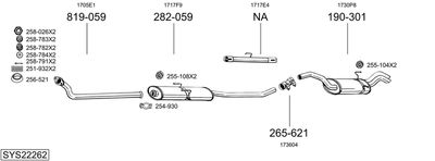 BOSAL SYS22262
