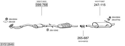 BOSAL SYS12649