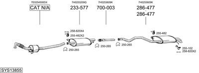 BOSAL SYS13855