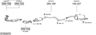 BOSAL SYS00070