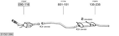 BOSAL SYS01366