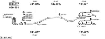 BOSAL SYS04615