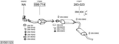 BOSAL SYS01123