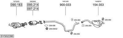 BOSAL SYS02390 BOSAL SYS02390