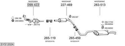BOSAL SYS12024