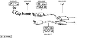 BOSAL SYS10513 BOSAL SYS10513
