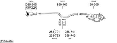 BOSAL SYS14088