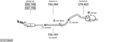 BOSAL SYS13949