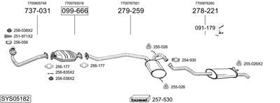 BOSAL SYS05182