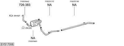BOSAL SYS17006