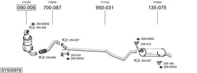 BOSAL SYS00978