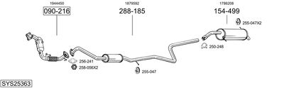 BOSAL SYS25363 BOSAL SYS25363