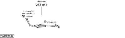 BOSAL SYS23017