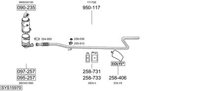 BOSAL SYS15970