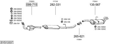 BOSAL SYS13337