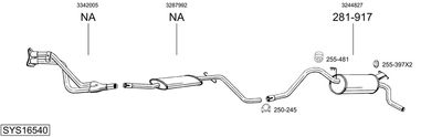 BOSAL SYS16540