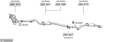 BOSAL SYS00560