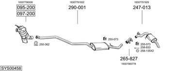 BOSAL SYS00458