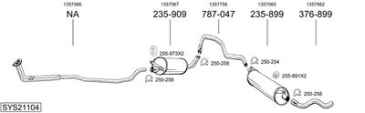BOSAL SYS21104