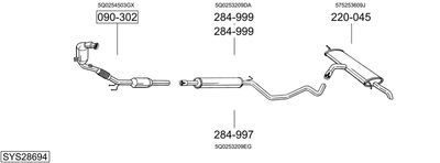 BOSAL SYS28694