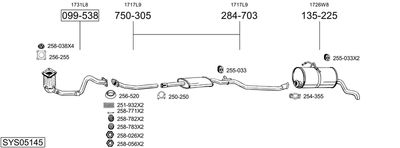 BOSAL SYS05145