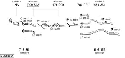 BOSAL SYS03594
