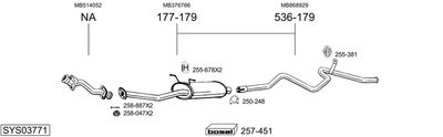 BOSAL SYS03771