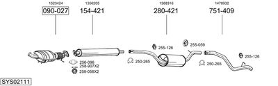 BOSAL SYS02111 BOSAL SYS02111