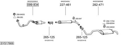 BOSAL SYS17669