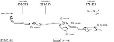 BOSAL SYS05164