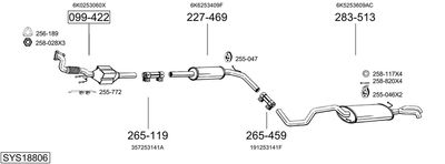 BOSAL SYS18806