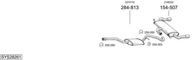 BOSAL SYS28261