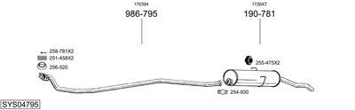 BOSAL SYS04795