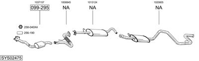 BOSAL SYS02475 BOSAL SYS02475