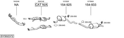 BOSAL SYS02372 BOSAL SYS02372