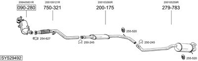 BOSAL SYS29492 BOSAL SYS29492