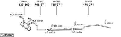 BOSAL SYS18468
