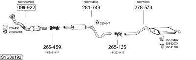 BOSAL SYS06192
