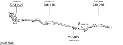 BOSAL SYS22802