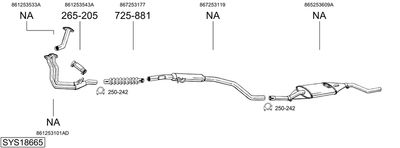 BOSAL SYS18665