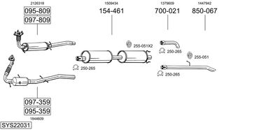 BOSAL SYS22031