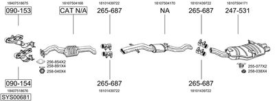 BOSAL SYS00681