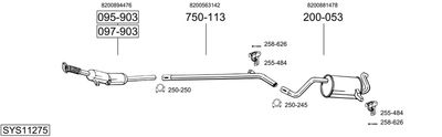 BOSAL SYS11275 BOSAL SYS11275