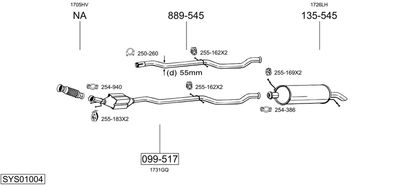 BOSAL SYS01004