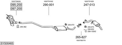BOSAL SYS00465
